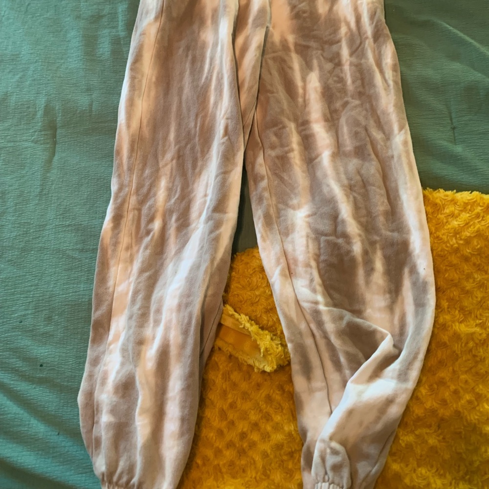 wildfable brown tie dye sweatpants